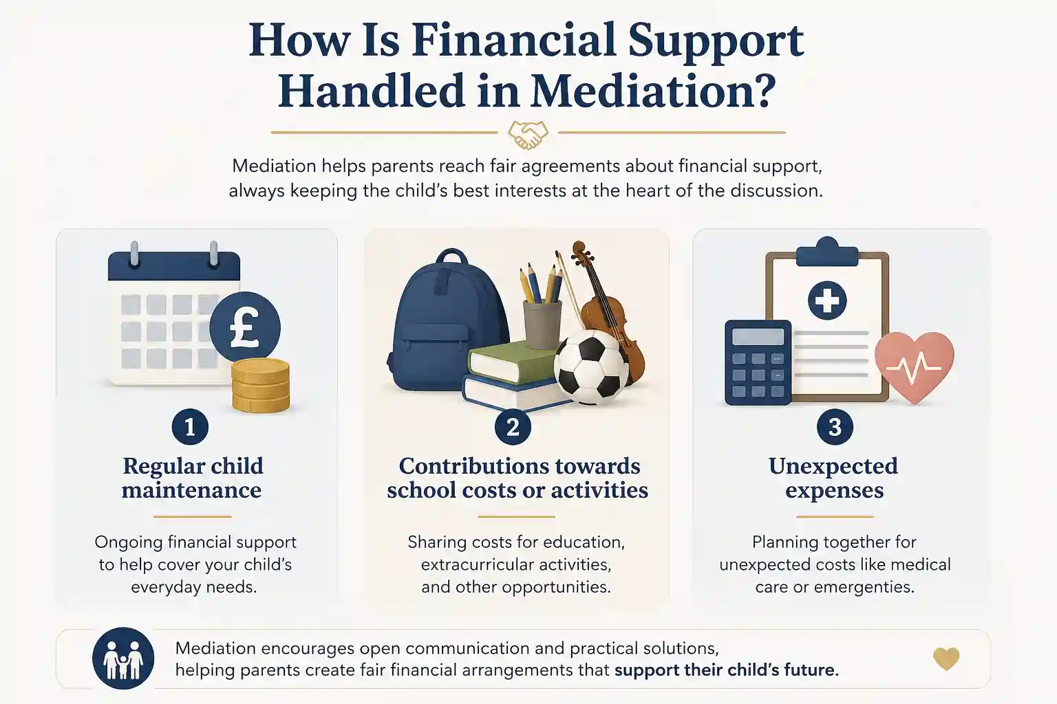 How Is Financial Support Handled in Mediation Bath